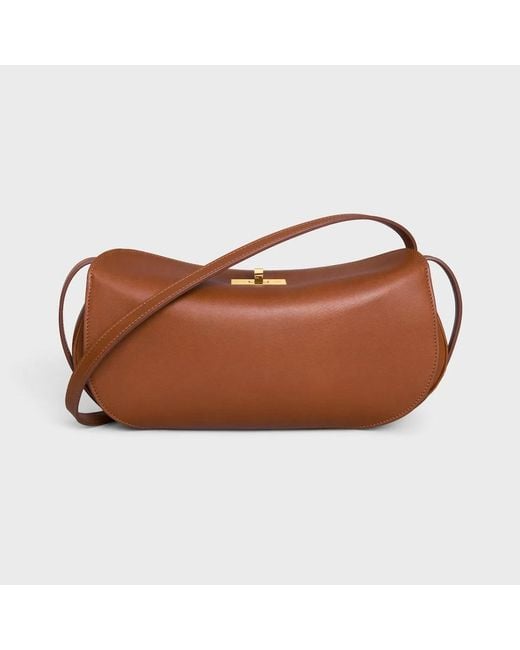 Céline Brown Turnlock Shoulder