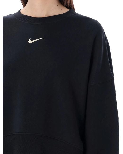 Nike Blue Phoenix Fleece Oversized Sweatshirt