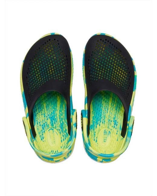 CROCSTM Green Literide 360 Marbled Clog