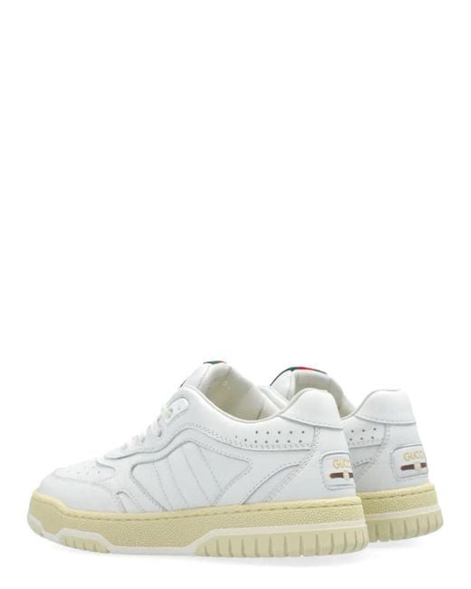 Gucci White Sneaker Leather, R.S. Calf/Great/Vrv