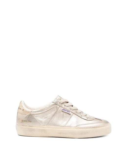 Golden Goose Deluxe Brand White Soul-Star Sneakers