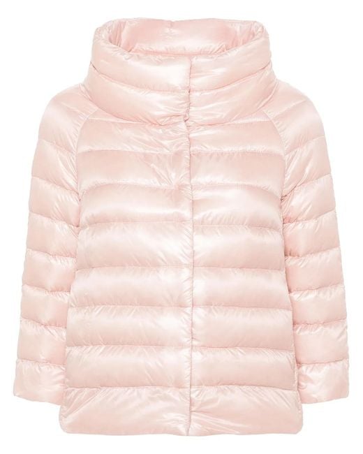 Herno Pink Mini Cappa Sofia