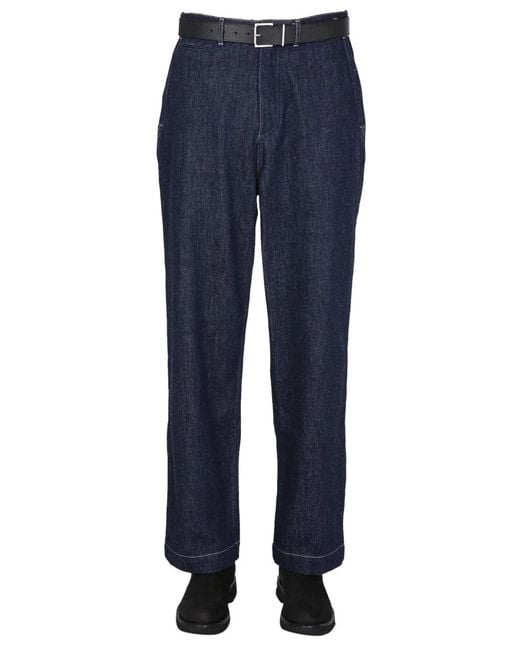 Nigel Cabourn Blue Factory Jeans for men