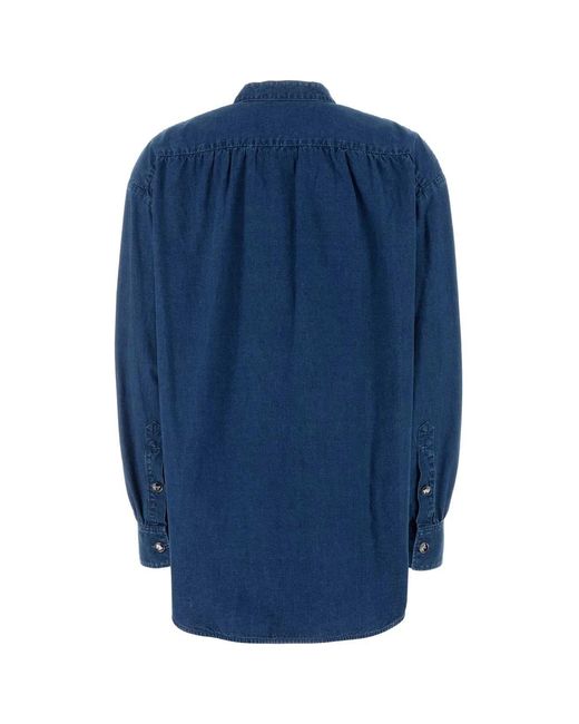 Valentino Garavani Blue Denim Blouse