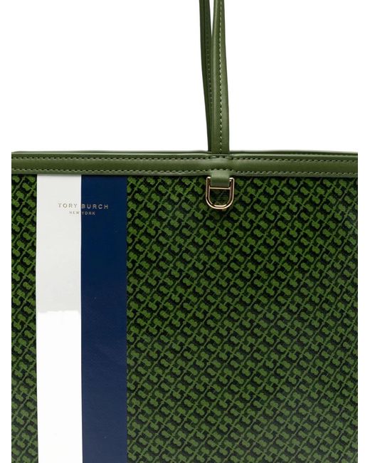 Tory Burch Green Bag Racer
