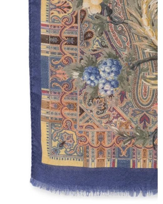 Etro Blue Pañuelo