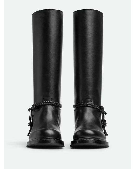 Bottega Veneta Black James Knee High Boot