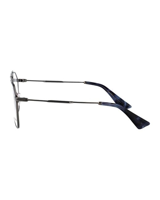 Dolce & Gabbana Gray Dolce & Gabbana Metal Glasses for men