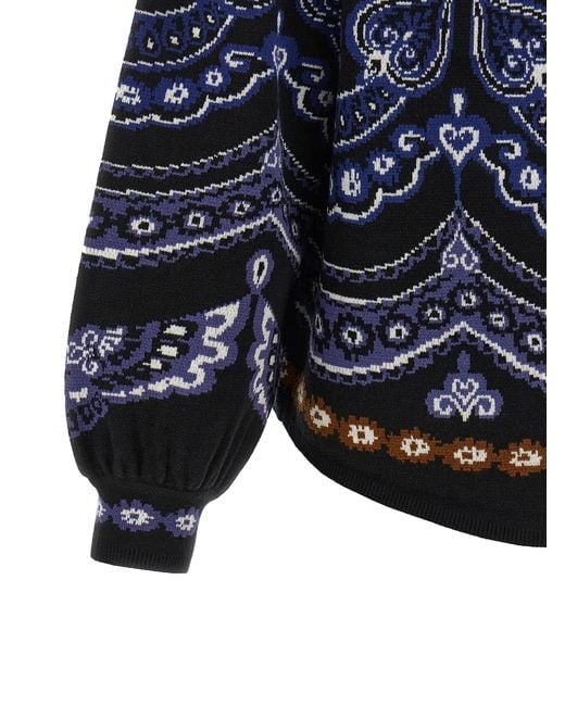 Farm Rio Blue 'Nicole' Sweater