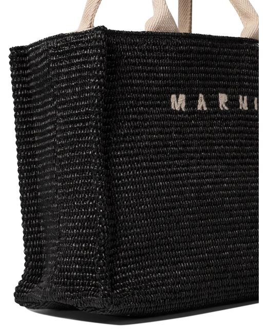 Marni Black Cotton Polyamide Bag