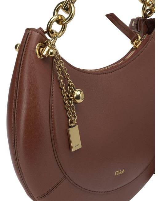 Chloé Brown Chlo Banana Handbag