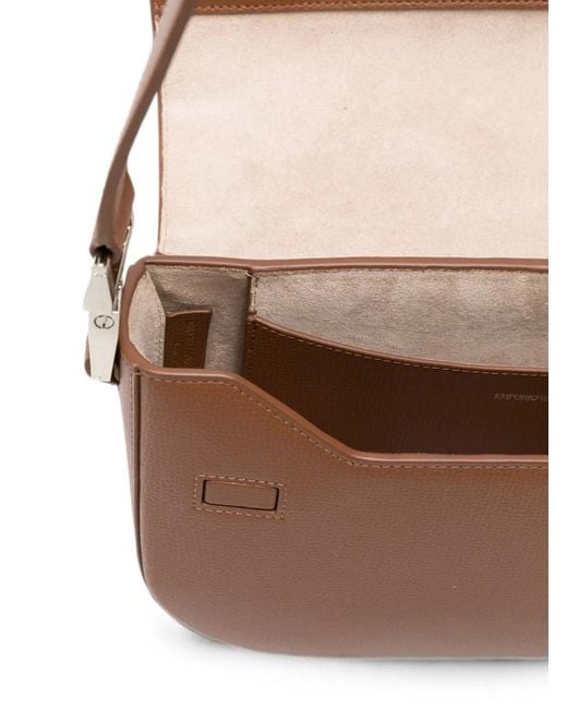 Emporio Armani White Leather Crossbody Bag