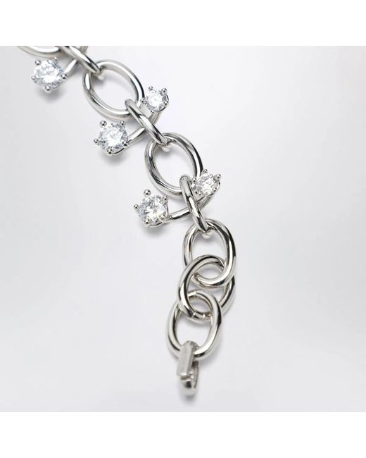 Panconesi Metallic Constellation Bracelet With Zirconia