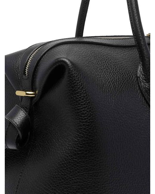Yuzefi Black Large Brioche Shoulder Bag