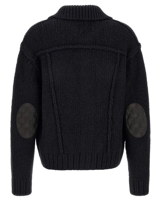DSquared² Blue Logo Patch Cardigan for men