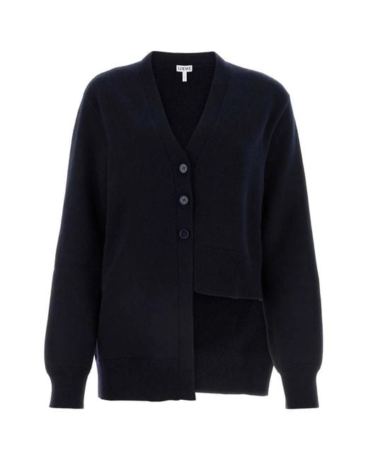 Loewe Blue Midnight Cashmere Cardigan