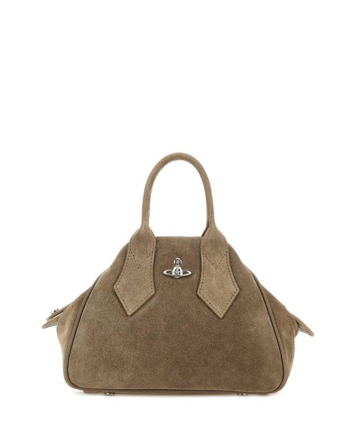 Vivienne Westwood Multicolor Dove Suede Small Yasmine Handbag