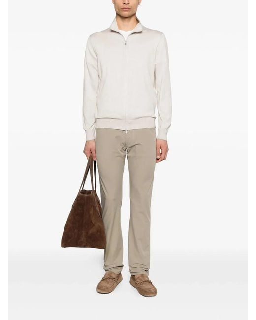 Jacob Cohen Natural Pant 5 Pkt Slim Fit With Zipper Ba for men