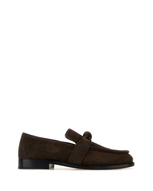 Bottega Veneta Black Astaire Loafer With Knot Detailing