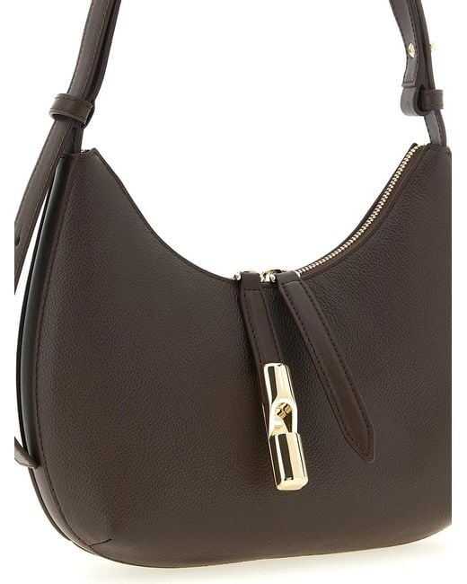 Furla Gray Goccia' Small Shoulder Bag