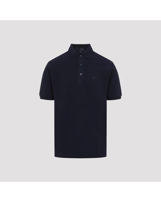 Etro Blue Blu Printed Detail Polo for men