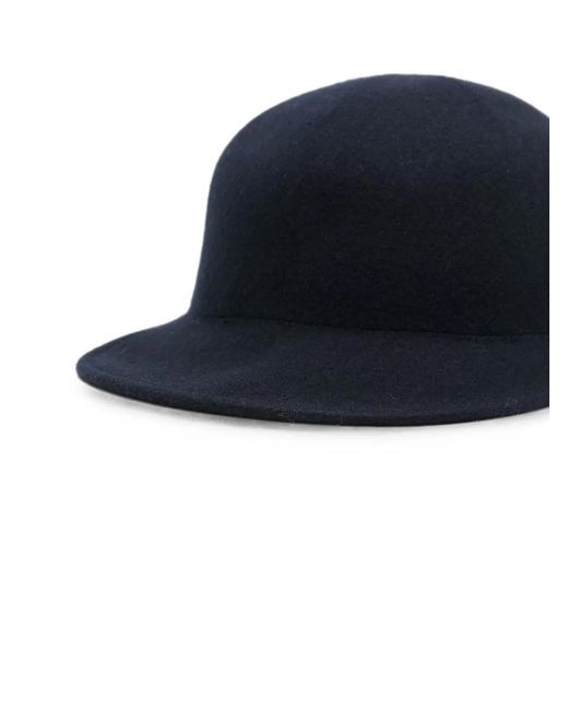 Fabiana Filippi Blue Flat Brim Pull-On Hat
