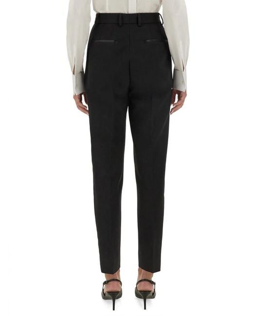 Dolce & Gabbana Black Dolce & Gabbana Tailored Tuxedo Pants