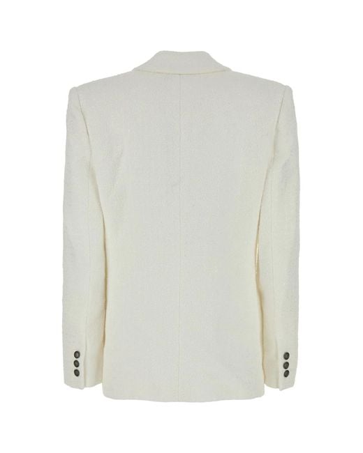 Alessandra Rich White Giacca
