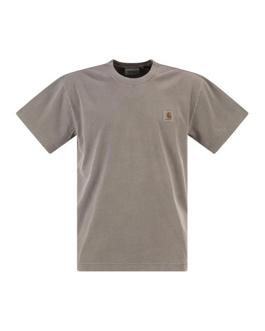 Carhartt Gray T-Shirt With Square Label