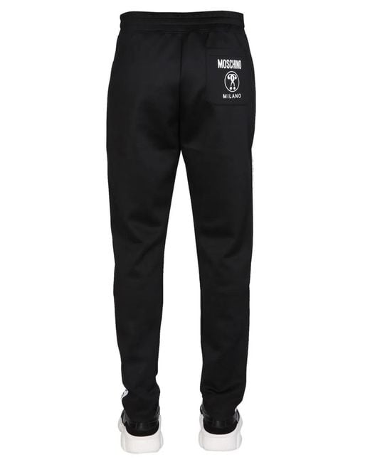 Moschino Couture Black Jogging Pants for men