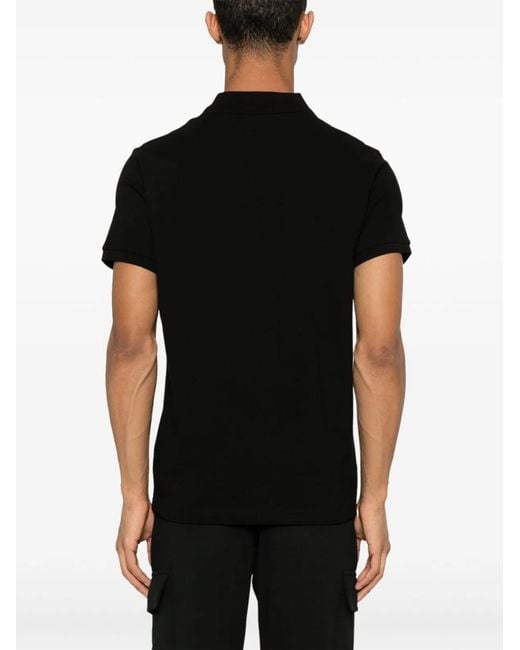 Moncler Black Ss Polo for men