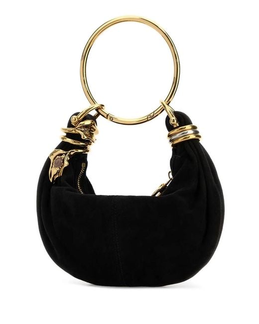 Chloé Black Chloe Mini Hobo Bag