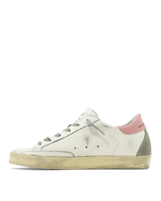 Golden Goose Deluxe Brand Pink "Super Star" Low Sneakers