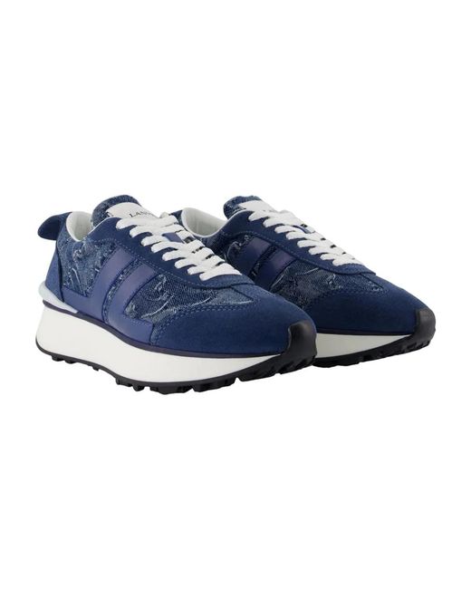 Lanvin Blue Bumpr Sneakers