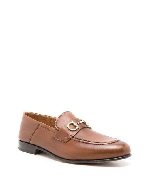 Ferragamo Brown Flat Shoes
