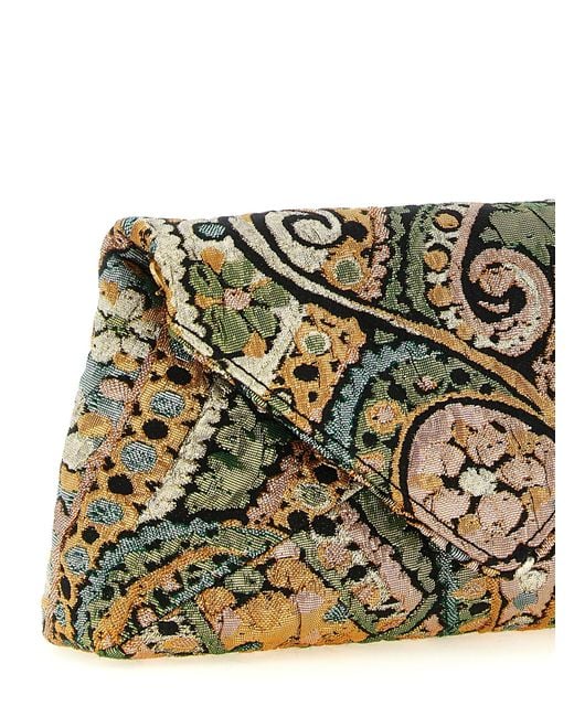 Dries Van Noten Metallic 'Envelope' Clutch