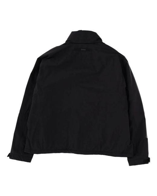 Laminar Black Jacket With Zip for men