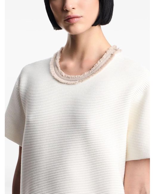 Emporio Armani White Short Dress