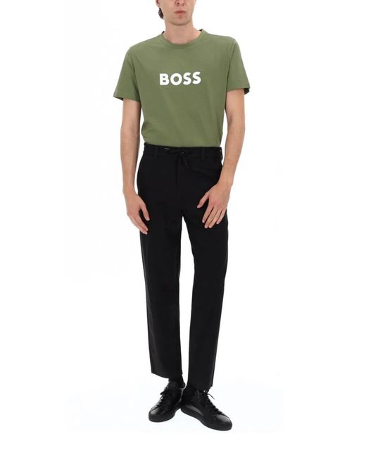 Boss Black Pantalone Chino Con Coulisse for men