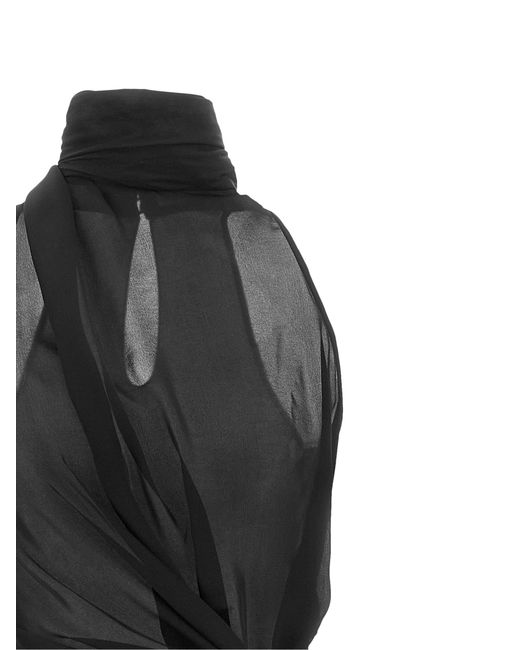 Balmain Black American Neckline Top