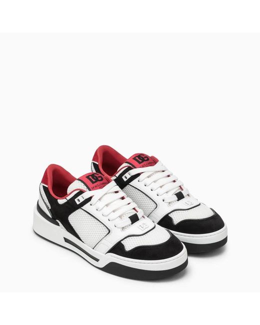 Dolce & Gabbana White Dolce & Gabbana New Roma Low-Top Sneakers for men