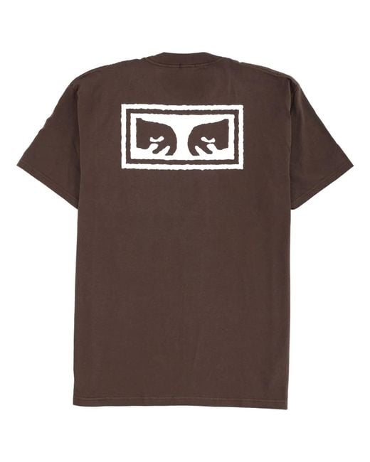 Obey Brown "Eyes-Iii" T-Shirt for men