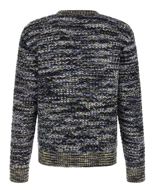 Missoni Gray 3D Processed Sweater for men