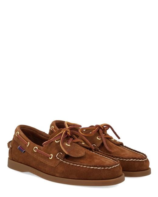 Sebago Brown Mocassino Portland for men