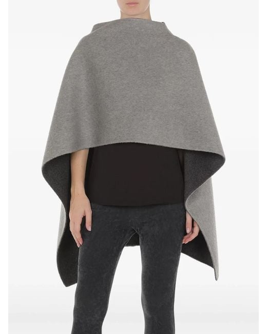 Alberta Ferretti Gray Wool Scarf