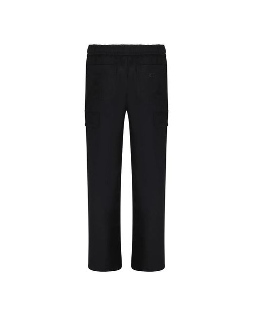 Dolce & Gabbana Black Dolce & Gabbana Wool Cargo Pants for men