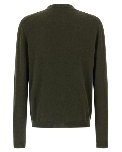 Gucci Green Gg Intarsia Cardigan for men