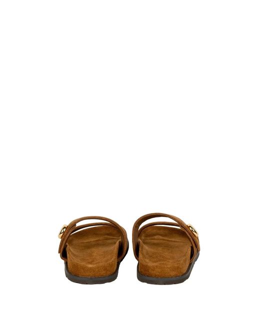 Tory Burch White Leather Sandals