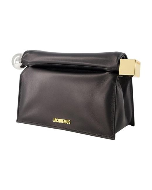 Jacquemus Black Rond Carré Pouch