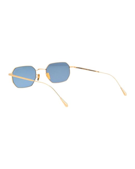 Cutler & Gross Blue Rhodium Sunglasses